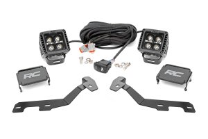 Ram 1500 LED Light Kit - Rough Country - Ditch Mount, 2